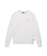 NAPAPIJRI DECATUR Pull en coton murmure blanc - Pulls pour hommes - 3
