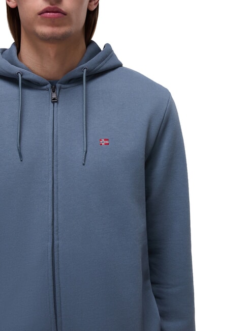 BALIS Sweat-shirt &agrave; fermeture &eacute;clair int&eacute;grale temps orageux - Pulls molletonn&eacute;s