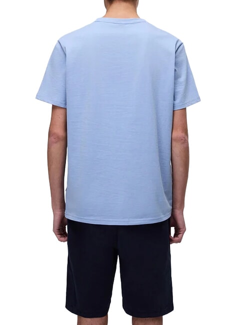 SALIS T-shirt en coton scintillant/p&eacute;tunia - T-shirt