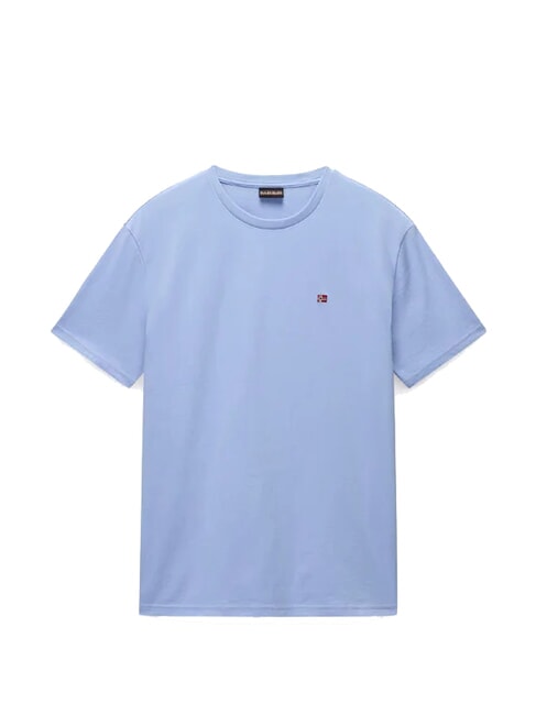 SALIS T-shirt en coton scintillant/p&eacute;tunia - T-shirt