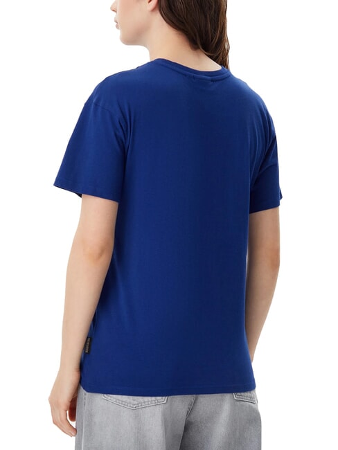 S-NINA T-shirt en coton bleu clocher - T-shirt