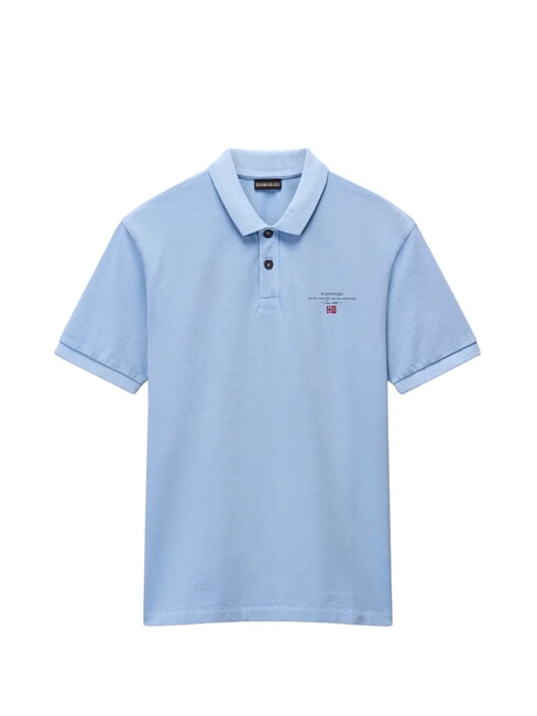 ELBAS JERSEY Polo en coton micrologiste scintillant/p&eacute;tunia - chemise polo