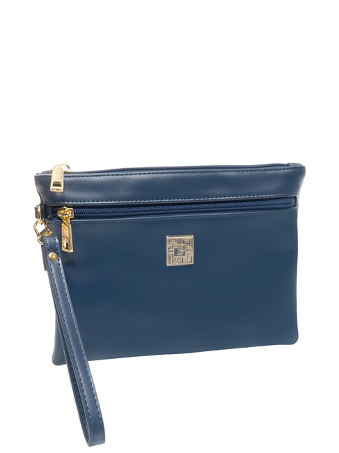LUCY Pochette moyenne avec revers marine - Sacs pour Femme
