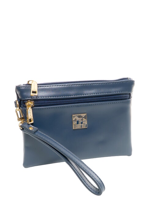 LUCY Petite pochette avec dragonne marine - Sacs pour Femme