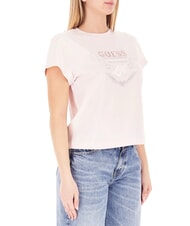 GUESS STARS T-shirt imprim&eacute; et clout&eacute; rose d&eacute;licat - T-shirt - 3