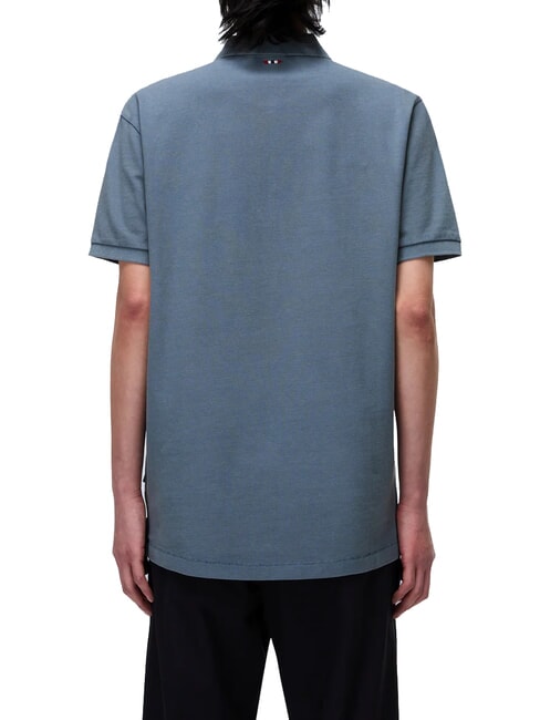 ELBAS JERSEY Polo en coton micrologiste temps orageux - chemise polo