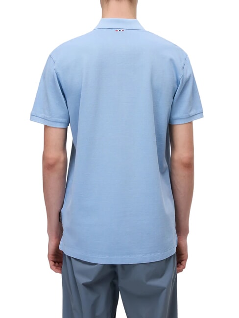 ELBAS JERSEY Polo en coton micrologiste scintillant/p&eacute;tunia - chemise polo