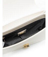 YNOT LUCY Sac bandouli&egrave;re &agrave; rabat blanc - Sacs pour Femme - 5