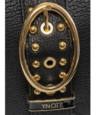 YNOT ROCKER Sac bandouli&egrave;re clout&eacute; NOIR - Sacs pour Femme - 3