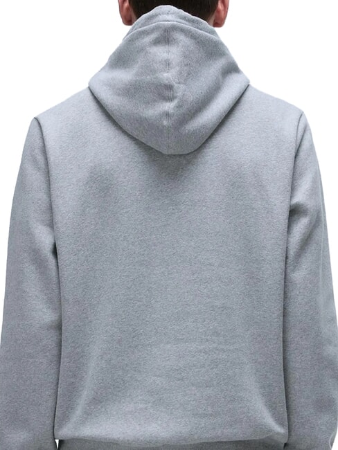 BURGEE Sweatshirt &agrave; capuche gris moyen chin&eacute; - Pulls molletonn&eacute;s