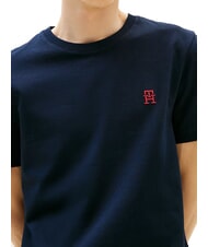 TOMMY HILFIGER TH T-shirt &agrave; logo monogramme ciel du d&eacute;sert - T-shirt - 3