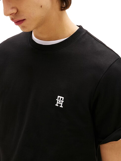TH T-shirt &agrave; logo monogramme noir - T-shirt