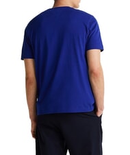 TOMMY HILFIGER TH T-shirt en coton &agrave; manches courtes bleu en coin - T-shirt - 2