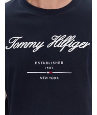 TOMMY HILFIGER TH T-shirt &agrave; manches courtes brod&eacute; ciel du d&eacute;sert - T-shirt - 3