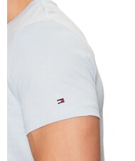 TOMMY HILFIGER TH T-shirt &agrave; manches courtes avec imprim&eacute; logo bleu venteux - T-shirt - 4
