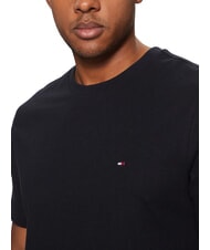 TOMMY HILFIGER TH T-shirt &agrave; manches courtes coupe classique ciel du d&eacute;sert - T-shirt - 3