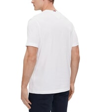 TOMMY HILFIGER TH T-shirt &agrave; manches courtes brod&eacute; blanc - T-shirt - 2