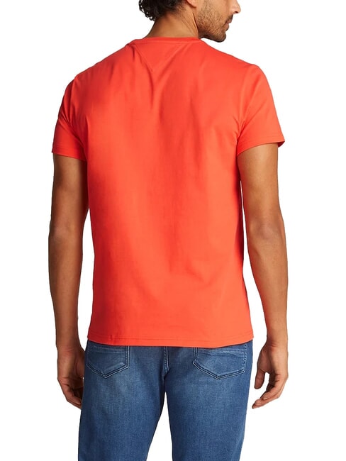 TH JEANS T-shirt &agrave; manches courtes vermillon brillant - T-shirt