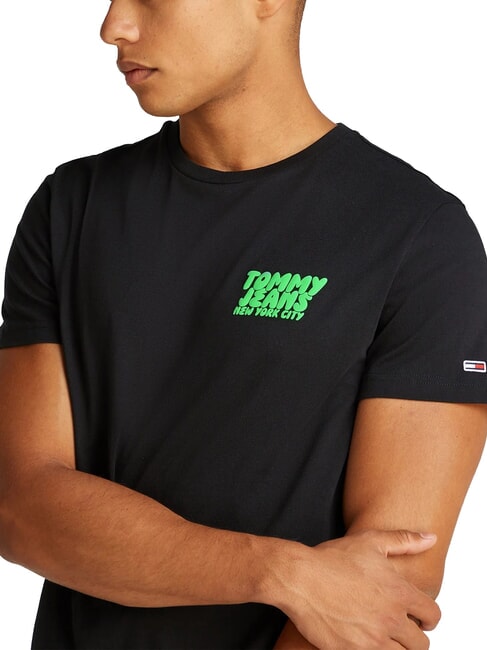 TH JEANS T-shirt &agrave; manches courtes noir - T-shirt