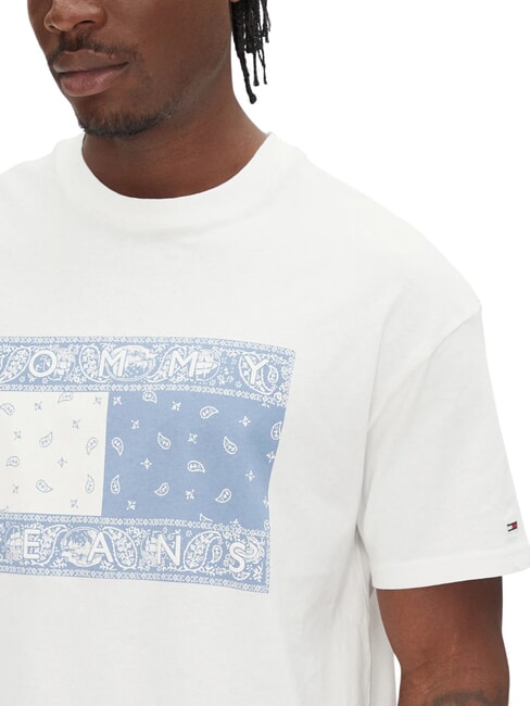 TH JEANS T-shirt &agrave; manches courtes avec imprim&eacute; maxi &eacute;cru - T-shirt