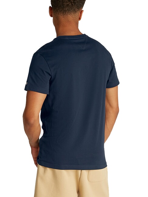 TH JEANS T-shirt &agrave; manches courtes marine nuit noire - T-shirt