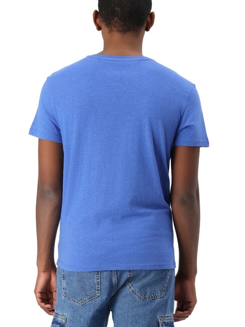 TH JEANS T-shirt &agrave; manches courtes imprim&eacute; graphique temps bleu - T-shirt