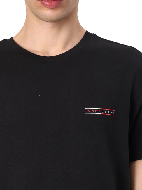 TH JEANS T-shirt &agrave; manches courtes imprim&eacute; graphique noir - T-shirt