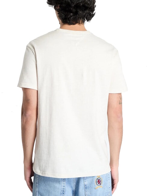 TH JEANS T-shirt &agrave; manches courtes coupe classique avoine marn&eacute;e htr - T-shirt