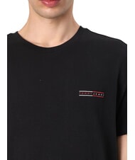 TOMMY HILFIGER TH JEANS T-shirt &agrave; manches courtes imprim&eacute; graphique noir - T-shirt - 3