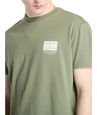 TOMMY HILFIGER TH JEANS T-shirt en coton &agrave; manches courtes Aruba Vert - T-shirt - 3