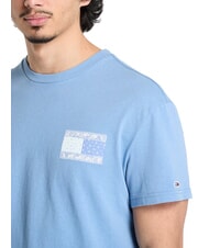 TOMMY HILFIGER TH JEANS T-shirt &agrave; imprim&eacute; drapeau cachemire Bleu du Colorado - T-shirt - 3