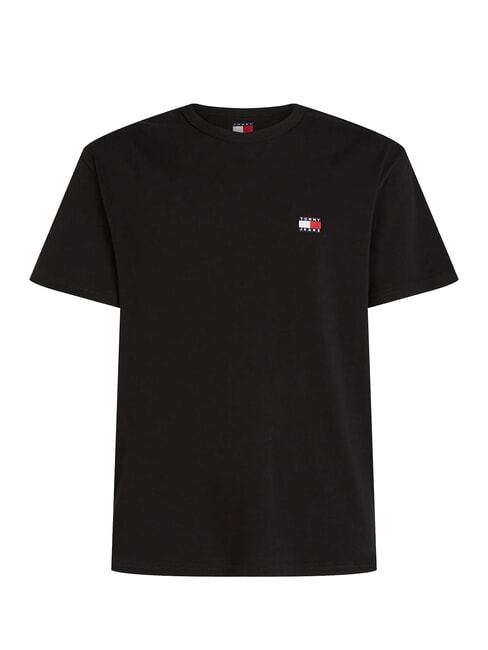 TH JEANS T-shirt &agrave; manches courtes avec logo brod&eacute; noir - T-shirt