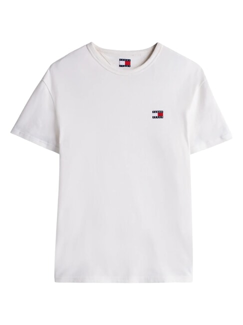 TH JEANS T-shirt &agrave; manches courtes avec logo brod&eacute; &eacute;cru - T-shirt