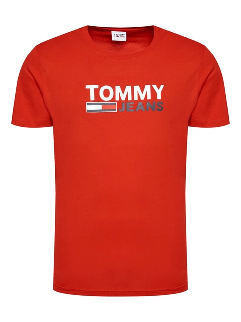 TH JEANS T-shirt &agrave; manches courtes imprim&eacute; cramoisi profond - T-shirt