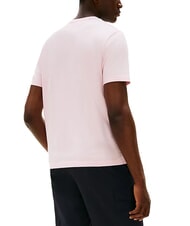 TOMMY HILFIGER TH JEANS T-shirt en coton coupe ajust&eacute;e rose pr&eacute;cieux - T-shirt - 2
