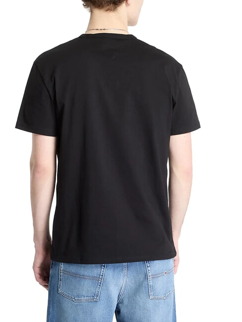 TH JEANS T-shirt &agrave; manches courtes coupe classique noir - T-shirt