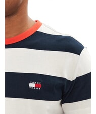 TOMMY HILFIGER TH JEANS T-shirt ray&eacute; &agrave; manches courtes ciel du d&eacute;sert / p&eacute;tale d'ivoire - T-shirt - 4