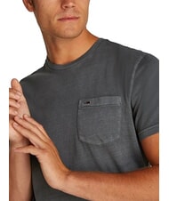 TOMMY HILFIGER TH JEANS T-shirt &agrave; manches courtes avec poche noir lav&eacute; - T-shirt - 3