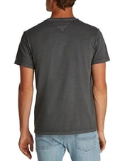 TOMMY HILFIGER TH JEANS T-shirt &agrave; manches courtes avec poche noir lav&eacute; - T-shirt - 2