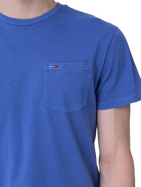 TH JEANS T-shirt &agrave; manches courtes avec poche temps bleu - T-shirt