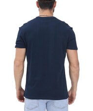 TOMMY HILFIGER TH JEANS T-shirt &agrave; manches courtes avec logo brod&eacute; marine nuit noire - T-shirt - 2