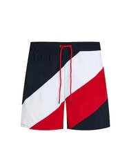 TOMMY HILFIGER TH cale&ccedil;ons &agrave; rayures diagonales ciel du d&eacute;sert - Maillots de bain - 4