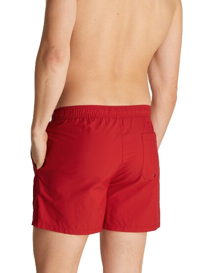 TH costume de boxeur avec logo monogramme rouge moyen - Maillots de bain