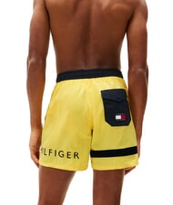 TOMMY HILFIGER TH Costume avec imprim&eacute; logo souci jaune - Maillots de bain - 2