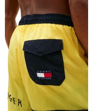 TOMMY HILFIGER TH Costume avec imprim&eacute; logo souci jaune - Maillots de bain - 3