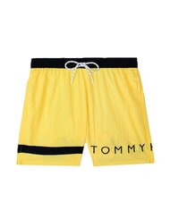 TOMMY HILFIGER TH Costume avec imprim&eacute; logo souci jaune - Maillots de bain - 4