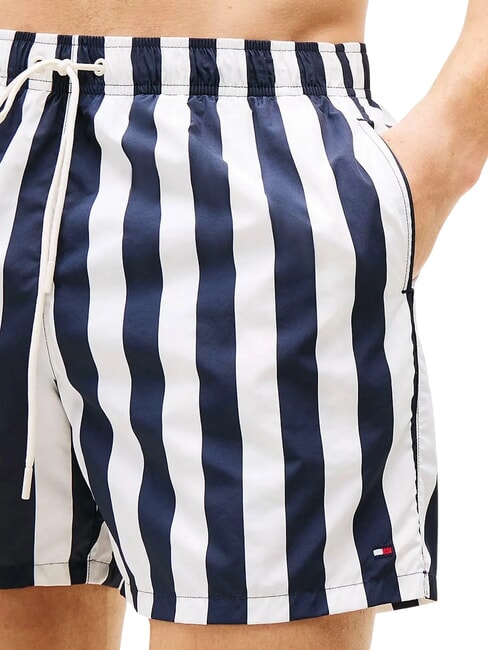 TH costume de boxeur &agrave; motifs ciel du d&eacute;sert &agrave; rayures audacieuses - Maillots de bain