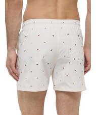 TOMMY HILFIGER TH short &agrave; micro-motifs ciel du d&eacute;sert/blanc ancien - Maillots de bain - 2