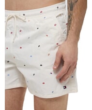 TOMMY HILFIGER TH short &agrave; micro-motifs ciel du d&eacute;sert/blanc ancien - Maillots de bain - 3