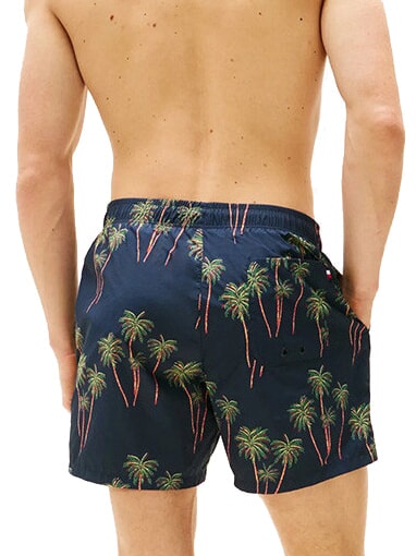 TH costume de boxeur &agrave; motifs Palmiers tropicaux au ciel du d&eacute;sert - Maillots de bain